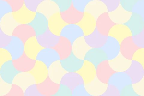 Seamless pastel pattern for wrapping paper or fabric. Stock Illustration
