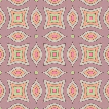 Seamless pastel pattern. Wrapping paper pattern. Backdrop. Wallpapers. Tiles. Stock Illustration
