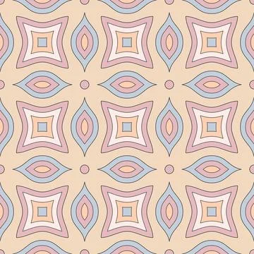 Seamless pastel pattern. Wrapping paper pattern. Backdrop. Wallpapers. Tiles. Stock Illustration