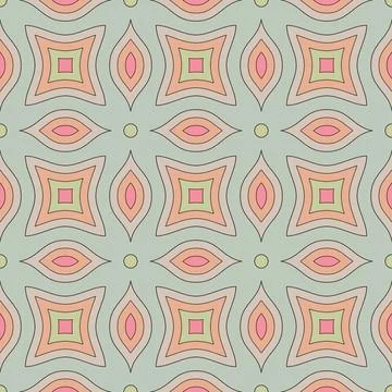 Seamless pastel pattern. Wrapping paper pattern. Backdrop. Wallpapers. Tiles. Stock Illustration