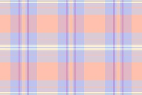 Seamless pastel plaid pattern featuring a soft herringbone weave. This aesthe Stock Illustration