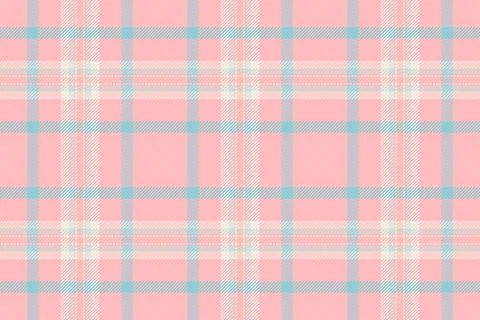 A seamless pastel plaid pattern featuring a soft aesthetic with pink and ligh Stock Illustration