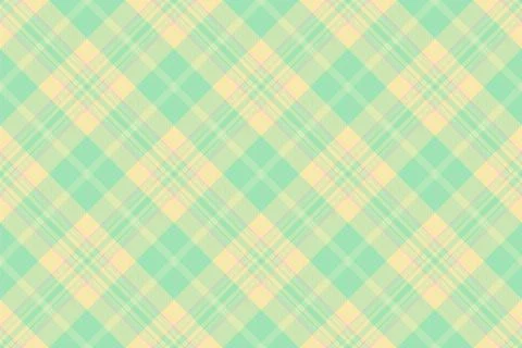 A seamless pastel plaid pattern in soft mint and cream, evoking a calm, nosta Stock Illustration