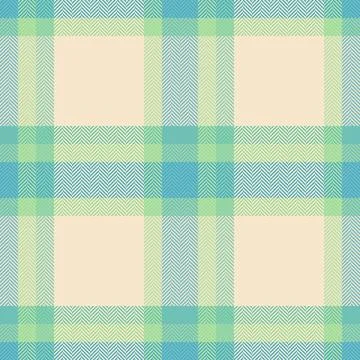 Seamless pastel plaid pattern, textile design. Serene colors create a calming Stock Illustration