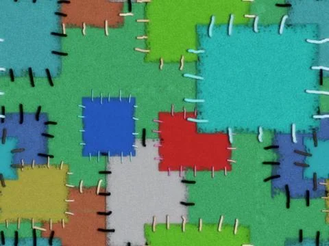 Seamless patch Stock Illustration