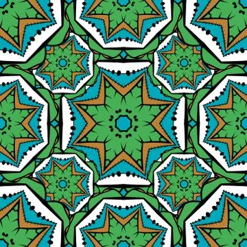 Seamless pattern 2 . Vintage decorative elements Illustrazione stock