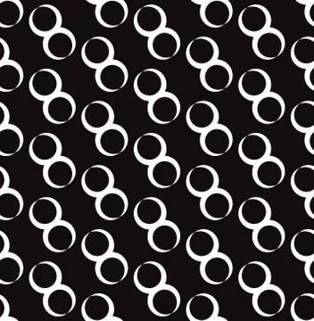Seamless pattern with 8 shape. Vector art. 스톡 일러스트