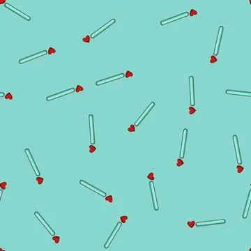 Seamless pattern 8bit health bar cartoon vector Illustrazione stock