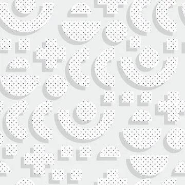Seamless pattern in 90 80 style Illustrazione stock
