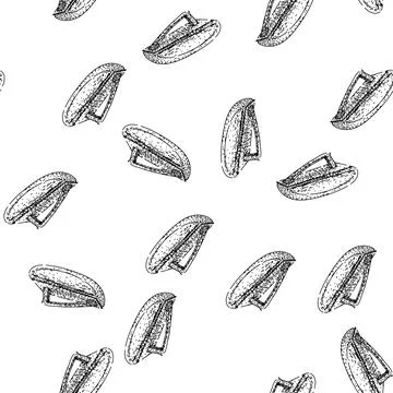 Seamless pattern absorbent ink blotter sketch hand drawn Stock Illustration