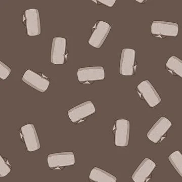 Seamless pattern absorbent spa towel cartoon vector Stock Illustration