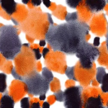 Seamless pattern abstract background watercolor spots Stock Illustration