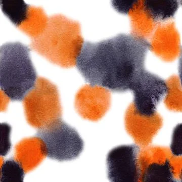 Seamless pattern abstract background watercolor spots Stock Illustration