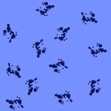 Seamless pattern abstract ballpoint pen splatter cartoon vector Stock Illustration