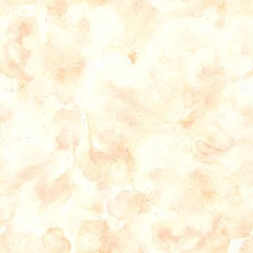 Seamless pattern of abstract blots and splashes beige backdrop. Hand drawn Stock Illustration