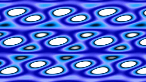 Seamless pattern of abstract blue and white flowing curves background Stock Footage 342158947
