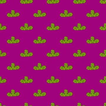 Seamless pattern abstract clouds on bright pink background. Vector geometric  イラスト素材