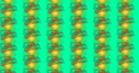 Seamless Pattern of Abstract Clouds in Warm Tones 库存插图