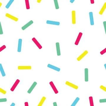 Seamless pattern with abstract colorful shapes Illustrazione stock