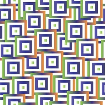 Seamless pattern with abstract colorful squares vector Stock Illustration