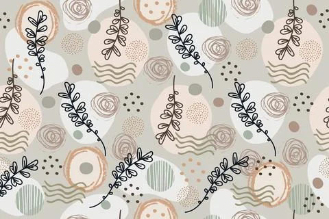 Seamless pattern of abstract creative elements vector illustration 스톡 일러스트