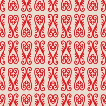 Seamless pattern abstract design elements vector illustration Stock Illustration