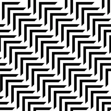 Seamless pattern with abstract diagonal stripes Stock Illustration