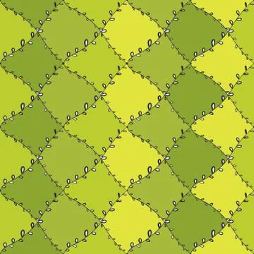 Seamless pattern abstract doodle lines, traditional geometric damask ornament 스톡 일러스트