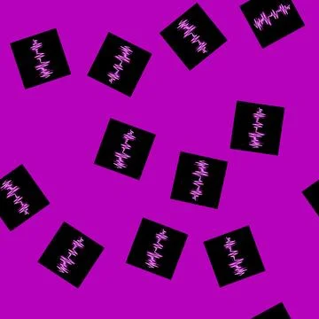 Seamless pattern abstract equalizer music cartoon vector 스톡 일러스트