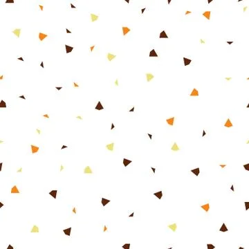 Seamless pattern, abstract falling brown paper isolated on white background, Stock Illustration