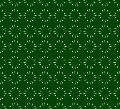 Seamless pattern with abstract floral, flower like geometry. Illustrazione stock
