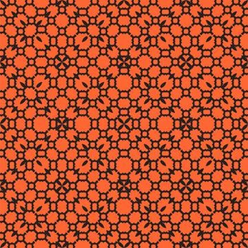 Seamless pattern abstract floral Stock Illustration