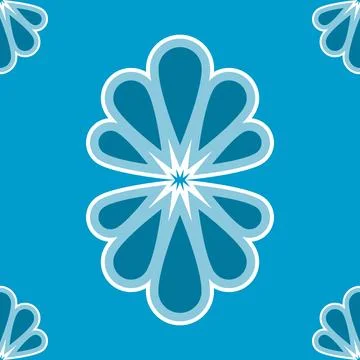 Seamless pattern abstract floral Illustrazione stock