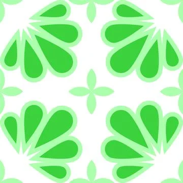 Seamless pattern abstract floral Illustrazione stock