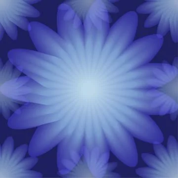 Seamless pattern abstract flowers. Stock Illustration