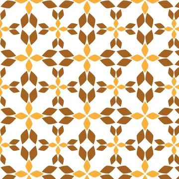 Seamless pattern with abstract flowers. Stock Illustration