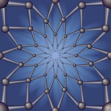 Seamless pattern abstract geometric background field. Stock Illustration