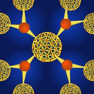 Seamless pattern abstract geometric background field. Stock Illustration