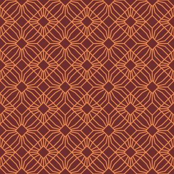 Seamless Pattern Abstract Geometric Ornament In Vintage Eastern Style 스톡 일러스트