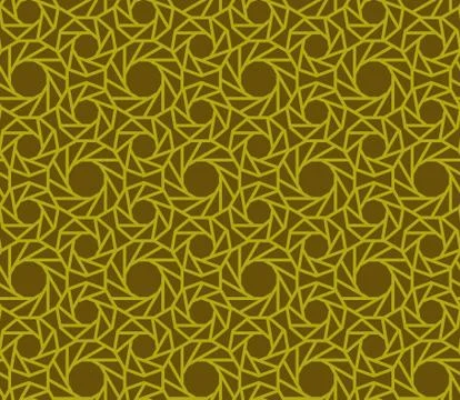 Seamless Pattern Abstract Geometric Ornament In Vintage Eastern Style Illustrazione stock