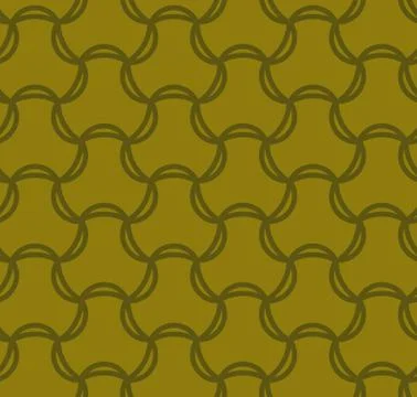 Seamless Pattern Abstract Geometric Ornament In Vintage Eastern Style Illustrazione stock