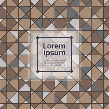 Seamless Pattern Abstract Geometric Ornament Style Of Background For Copy Space イラスト素材