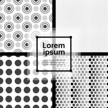 Seamless Pattern Abstract Geometric Ornament Style Of Background For Copy Space Illustrazione stock