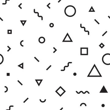 Seamless pattern abstract geometric shape background wallpaper art 스톡 일러스트