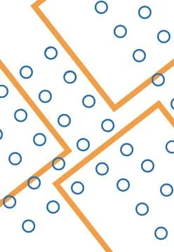 Seamless pattern with abstract geometric shapes background Stock Illustration