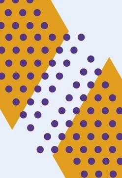 Seamless pattern with abstract geometric shapes background Stock Illustration