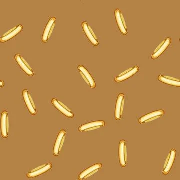 Seamless pattern abstract golden ring cartoon vector Stock Illustration