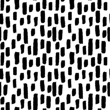 Seamless Pattern Abstract Hand Drawn Doodles Stock Illustration