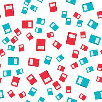 Seamless pattern. Abstract Illustration Back to School Poster Background. Illustrazione stock