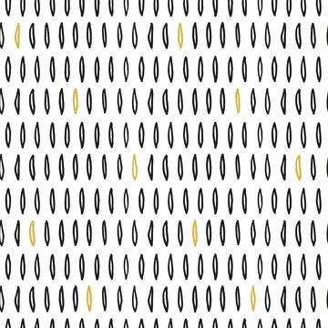 Seamless pattern with abstract leaves. Stock Illustration